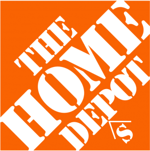 The Home Depot logo, with an additional 'S' squeezed in between the E and P to make it read DESPOT.