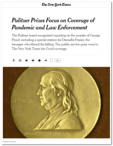 Screencap from today's New York Times.