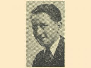 Very young man in old portrait.