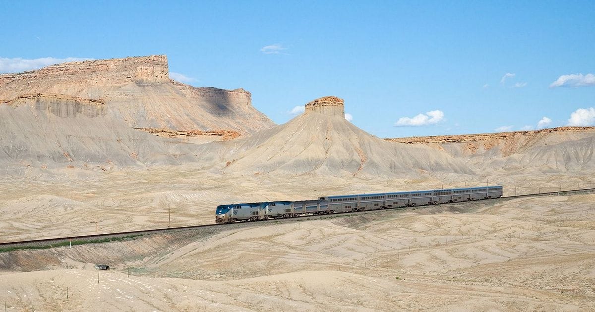 California Zephyr in Utah. Photo: David Gubler/Wikipedia